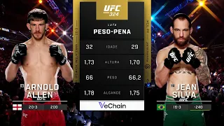 Arnold Allen x Jean Silva | LUTA COMPLETA | Noche UFC