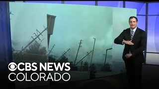 How a microburst snapped power poles in Greeley