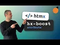 HTMX - hx-boost Attribute for Progressively Enhancing Web-Apps