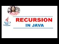 Recursion in Java