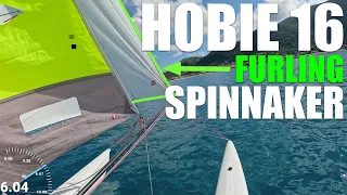 Hobie 16 Rolling Spinnaker 1st Test