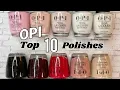 OPI TOP 10 MOST POPULAR NAIL POLISH