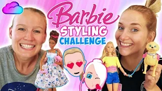 BARBIE STYLING CHALLENGE Wer stellt das coolste Outfit zusammen Nina vs. Kathi Fashion für Puppen