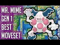 Mr Mime Gen 1 Best Moveset - Mr Mime Best Moveset Moves Pokemon Red Blue Yellow Version Guide