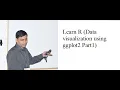 Learn R Data visualization using ggplot2 Part1