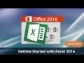 Excel 2016 for the Absolute Beginner - Getting Started
