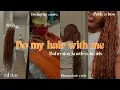 Do my hair with me Bohemian knotless braids with human hair