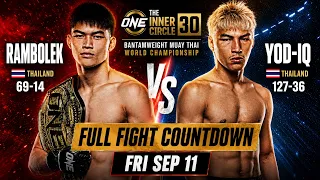 THAILAND’S FINEST COLLIDE 🇹🇭⚔️ Rambolek vs. Yod-IQ | FULL FIGHT COUNTDOWN