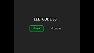Remove Duplicates from Sorted List 1 - Leetcode 83