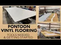 New Vinyl Pontoon Flooring - Where to Start Tools You Need