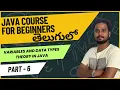 Core Java Course - Variables and Data Types theory in Java