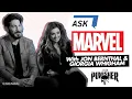 The Punisher s Jon Bernthal Giorgia Whigham Ask Marvel
