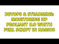 DevOps SysAdmins Monitoring HP Proliant iLO whith perl script in Nagios