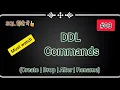 DDL Command with example Create Command Alter Command Drop Command SQL Tutorial in Hindi