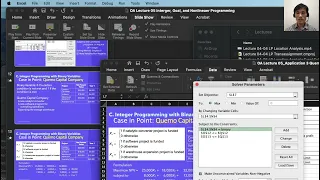 Lecture 05 07 Binary Integer Programming Excel Solver