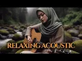 Download Lagu Soulful Acoustic Guitar Melodies by a Hijab-Wearing Artist in a Tranquil Garden Setting