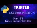 Python GUI with Tkinter - Master Label Button Entry Widgets Part 58