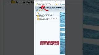 Powerful Search Option in SAP GUI - Transaktion
