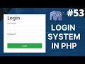 Login system in php mysql with session user login in php php tutorial for beginners - 53
