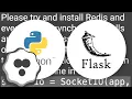 Flask socket IO emit from another module