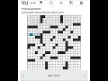 WSJ Crossword for Saturday April 11 2026 by Randolph Ross