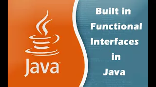 Built in Functional Interfaces in Java