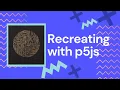Recreating with p5js - Zarina Untitled 2016