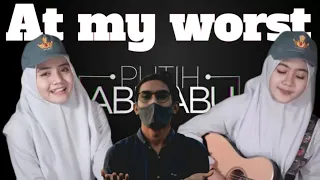 Download REACTION Putih Abu-Abu cover | At My Worst ( pink sweats) MP3