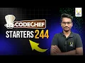 Codechef Starters 244 Div 4 Solutions Smart Interviews