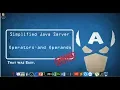 Operands and Operators in Java