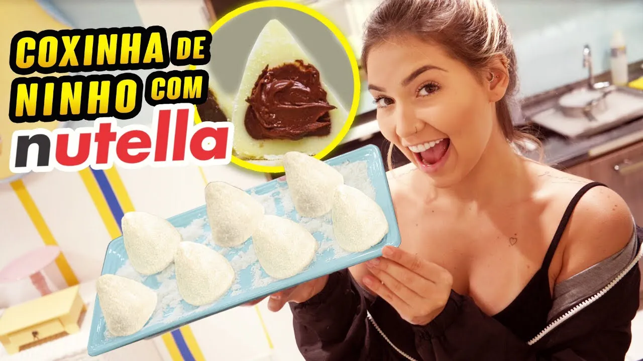 COMO FAZER A MELHOR COXINHA DE LEITE NINHO COM NUTELLA DO MUNDO? !!!