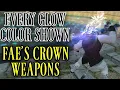 Multiple Glow Effect - The Fae s Crown Weapons FFXIV Patch 6 2