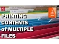 JAVA How to print contents of multiple files