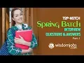 Spring Batch Interview Questions and Answers 2019 Spring Batch Wisdom Jobs