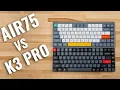 NuPhy Air75 vs Keychron K3 Pro - Best 75 Low Profile Keyboard