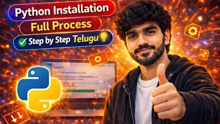 How to Install Python Complete Python Installation Telugu 2026