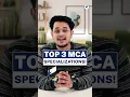 💥Best MCA Specializations🤩Top 3 MCA Specialization Salary💥#shorts #mca #salary #specialization #job