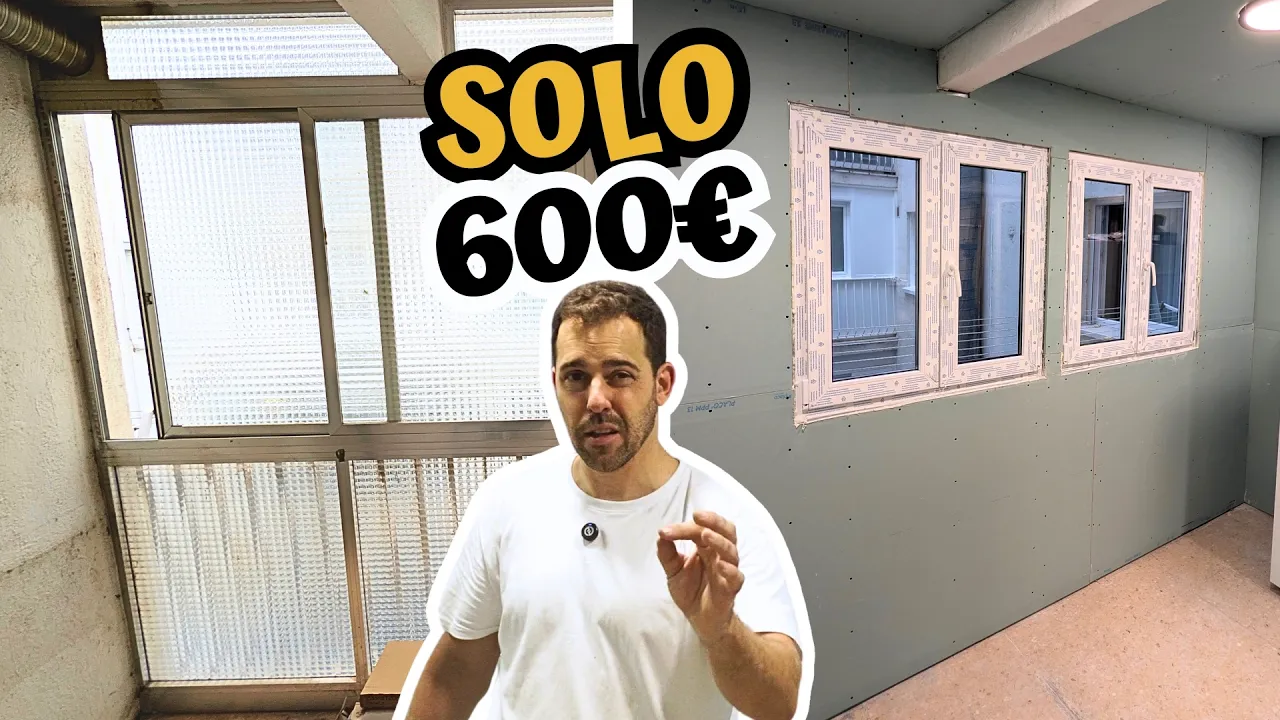 Cerramiento de terraza convertida en habitación — resultado final del proyecto DIY de Sobreviviendo Ando
