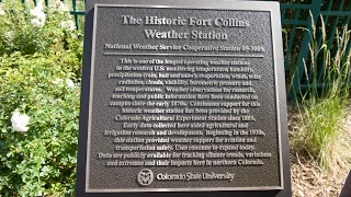 The History of the Fort Collins Weather Station 1872 to Present