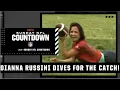 Throwing it back to when Dianna Russini dove into the mud to catch a pass from Rex Ryan NFLCD