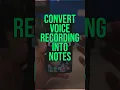Convert Recording To Text Notes on Android English