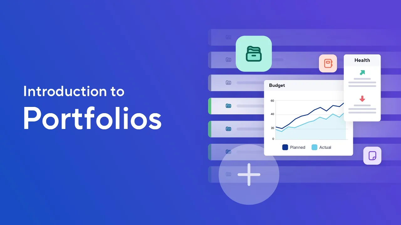 Smartsheet Portfolios dashboard video