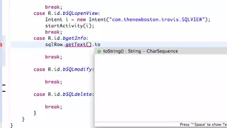 Android Application Development Tutorial 121 Setting up more SQLite methods
