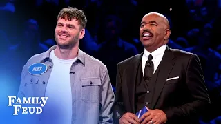 Download The Chainsmokers catch fire in Fast Money! | Celebrity Family Feud MP3