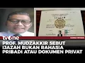 Download Lagu Prof. Mudzakkir: Publik Berhak Tahu Dokumen Asli Ijazah Jokowi | Kabar Petang tvOne