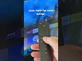 Amazon Firestick remote control shortcut for quick settings menu