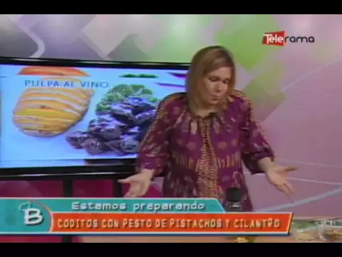 Coditos con pesto de pistachos y cilantro