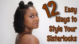 Quick Easy Microlocks Sisterlocks Hairstyles