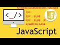 Switch Statement if else and else if - JavaScript Documentation Part