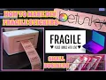 HOW TO MAKE FRAGILE STICKERS FOR YOUR BUSINESS